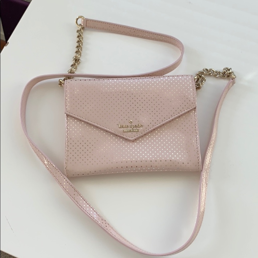 Small Kate spade shoulder bag clutch.